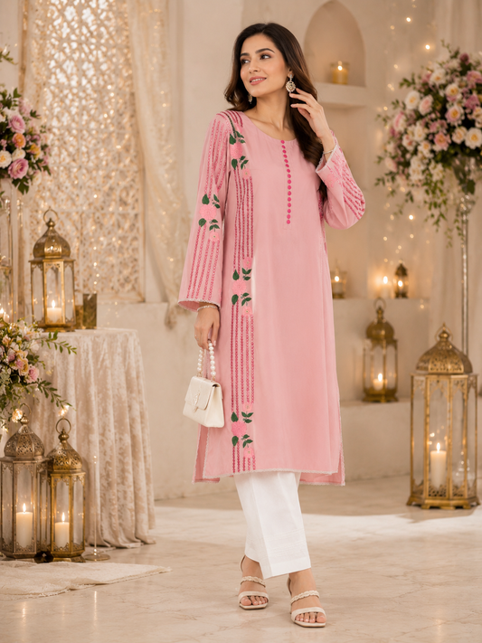 Embroidered Lawn Kurta