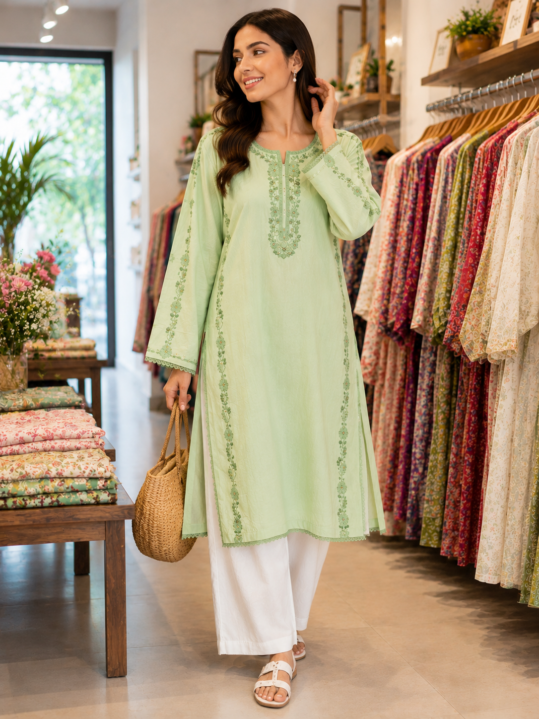 Lawn Kurta
